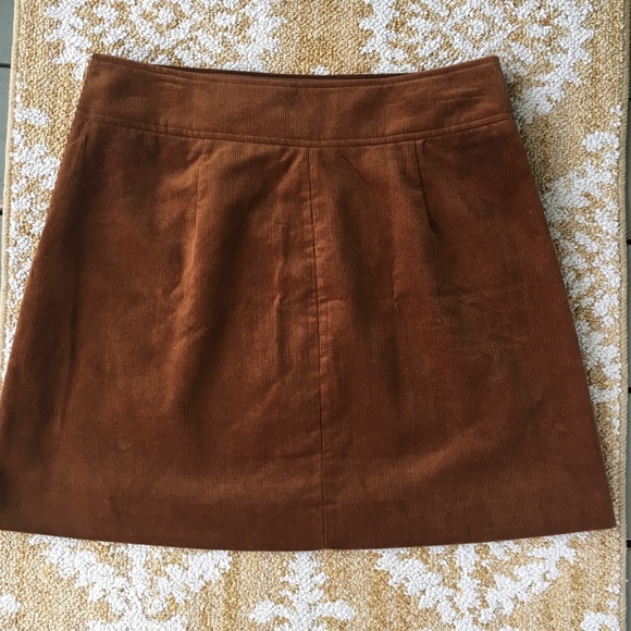 J. Crew Factory Dresses & Skirts - J Crew Factory Corduroy Mini A-Line Skirt Size 6